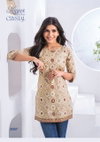 Crystal Vol 3 By Mayur Poplin Cotton Printed Ladies Top Wholesale Shop In Surat